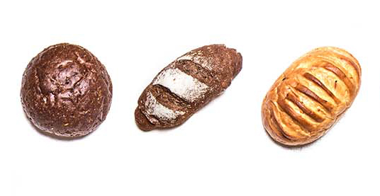 Pane stampato con macchinari industriali